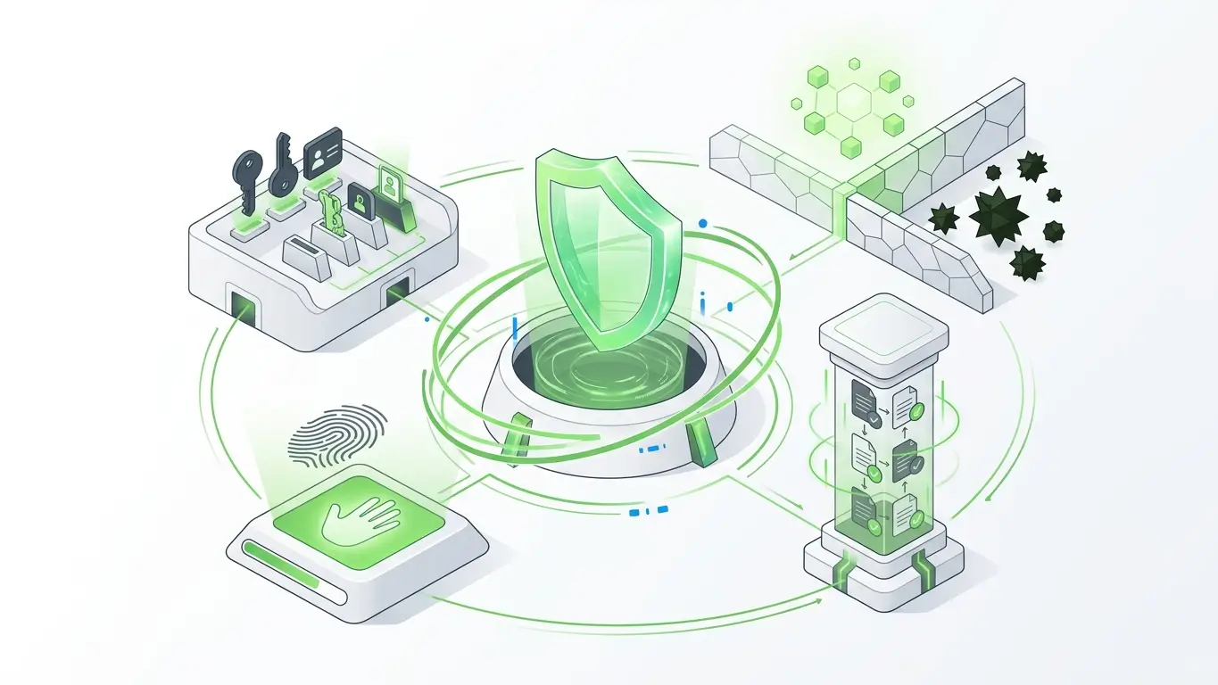 Enterprise MCP safety boundaries with read-only access, scoped credentials, human approval, audit logging, and separated trusted and untrusted context